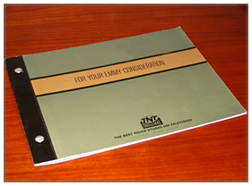 TNT Emmy Consideration Book